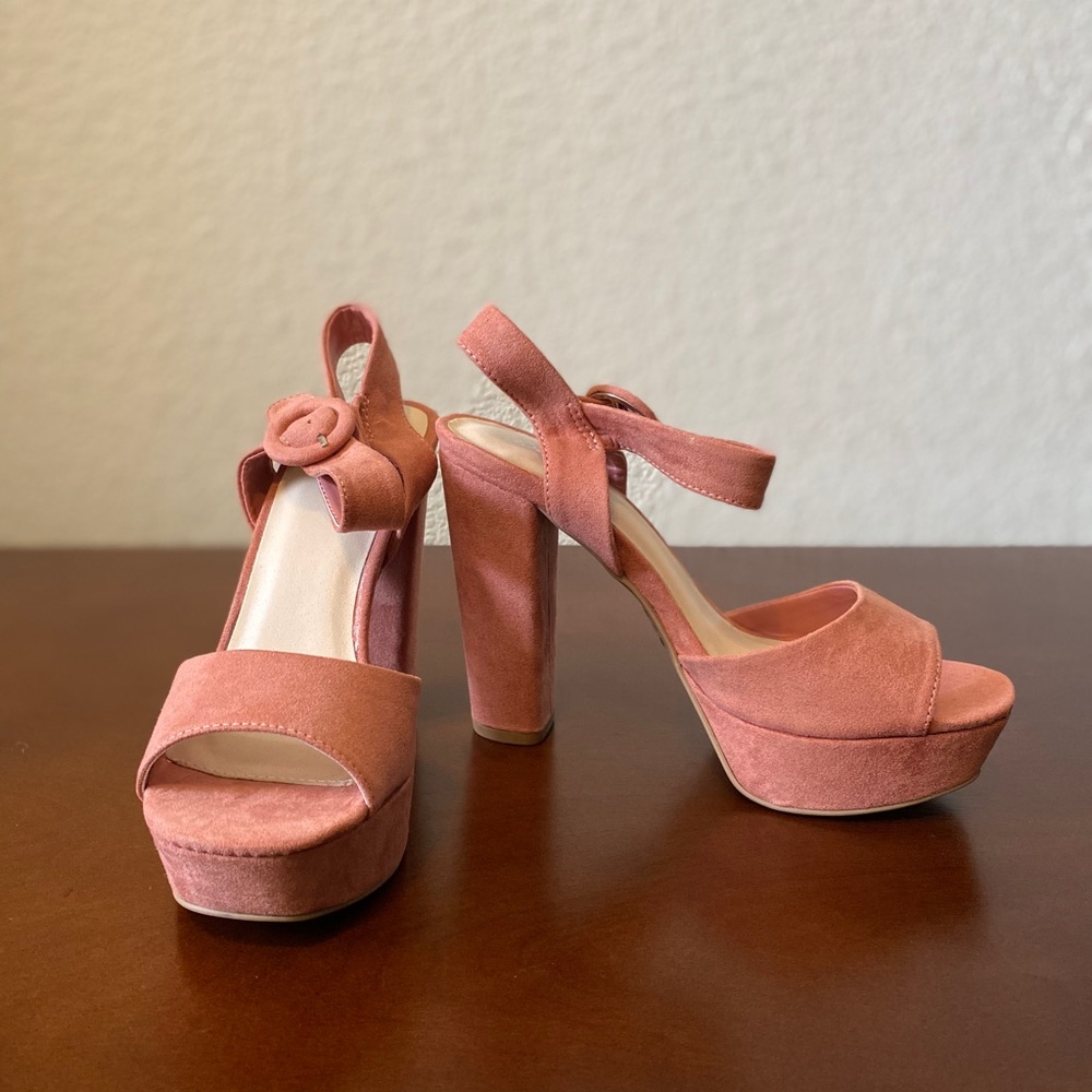Qupid Slingback Platforms
